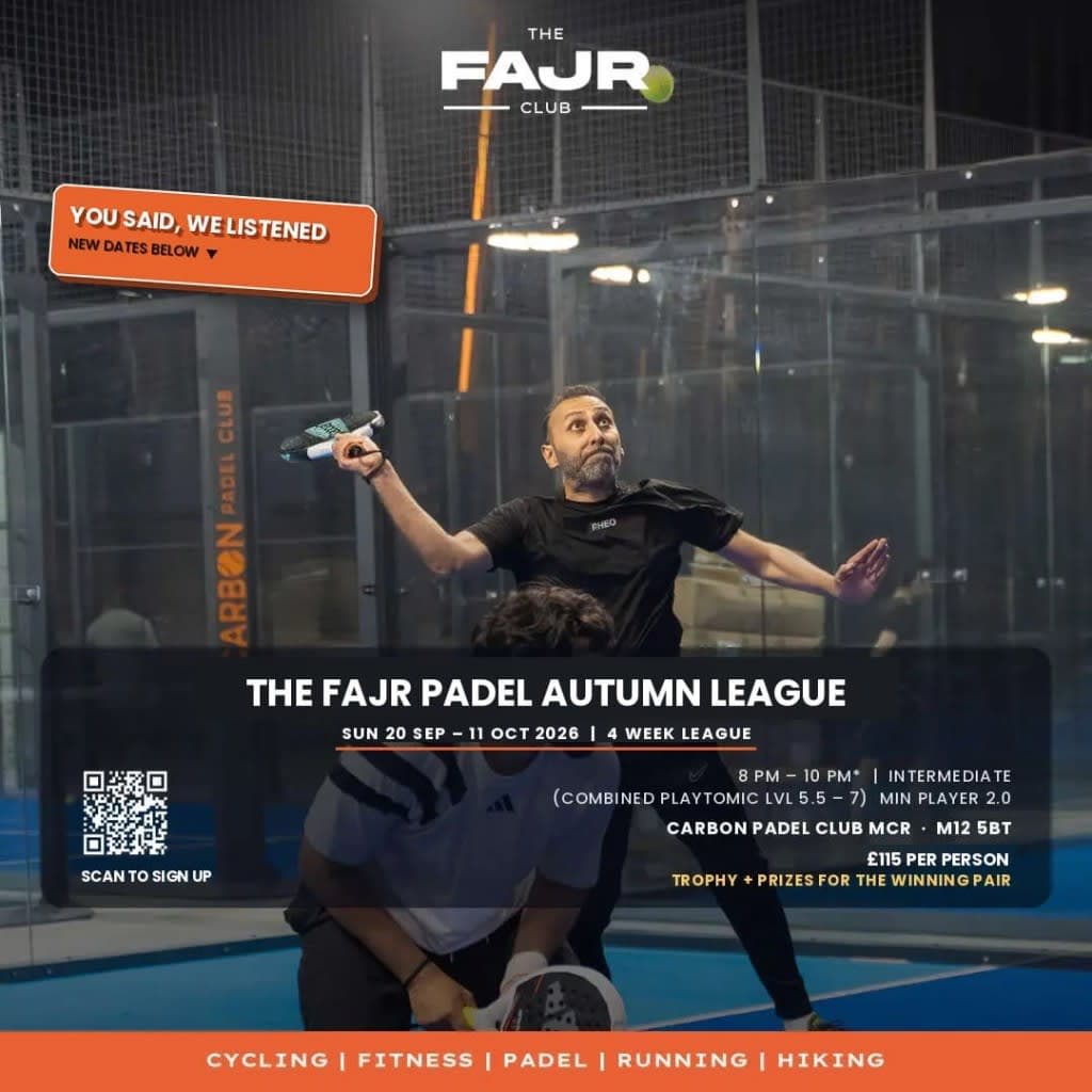 The Fajr Padel League — Autumn League event poster — The Fajr Club